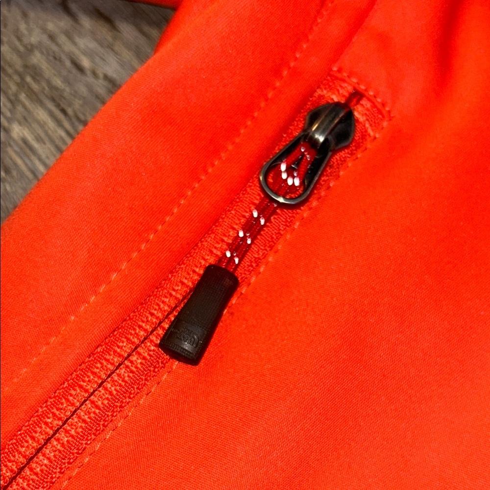 The North Face Summit Series Windstopper Softshell Jacket Orange Fleece Lined XS - Picture 4 of 12